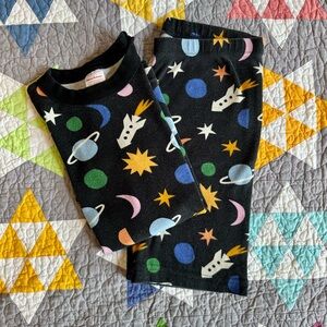 Hanna Andersson Space-Themed Pajamas - Black
